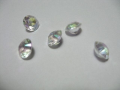 1000 regenbogenfarbig Deko Diamanten 8 mm
