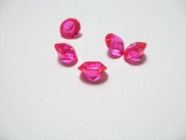 2000 pinkfarbene Deko Diamanten 6,5mm